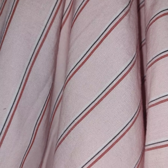 Pink 3/4 Sleeve Fitted Blouse Free Assembly, Size XL, NWT, Peplum, Pink, Stripe - Picture 6 of 10